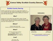 Tablet Screenshot of cvscottishcountrydance.org